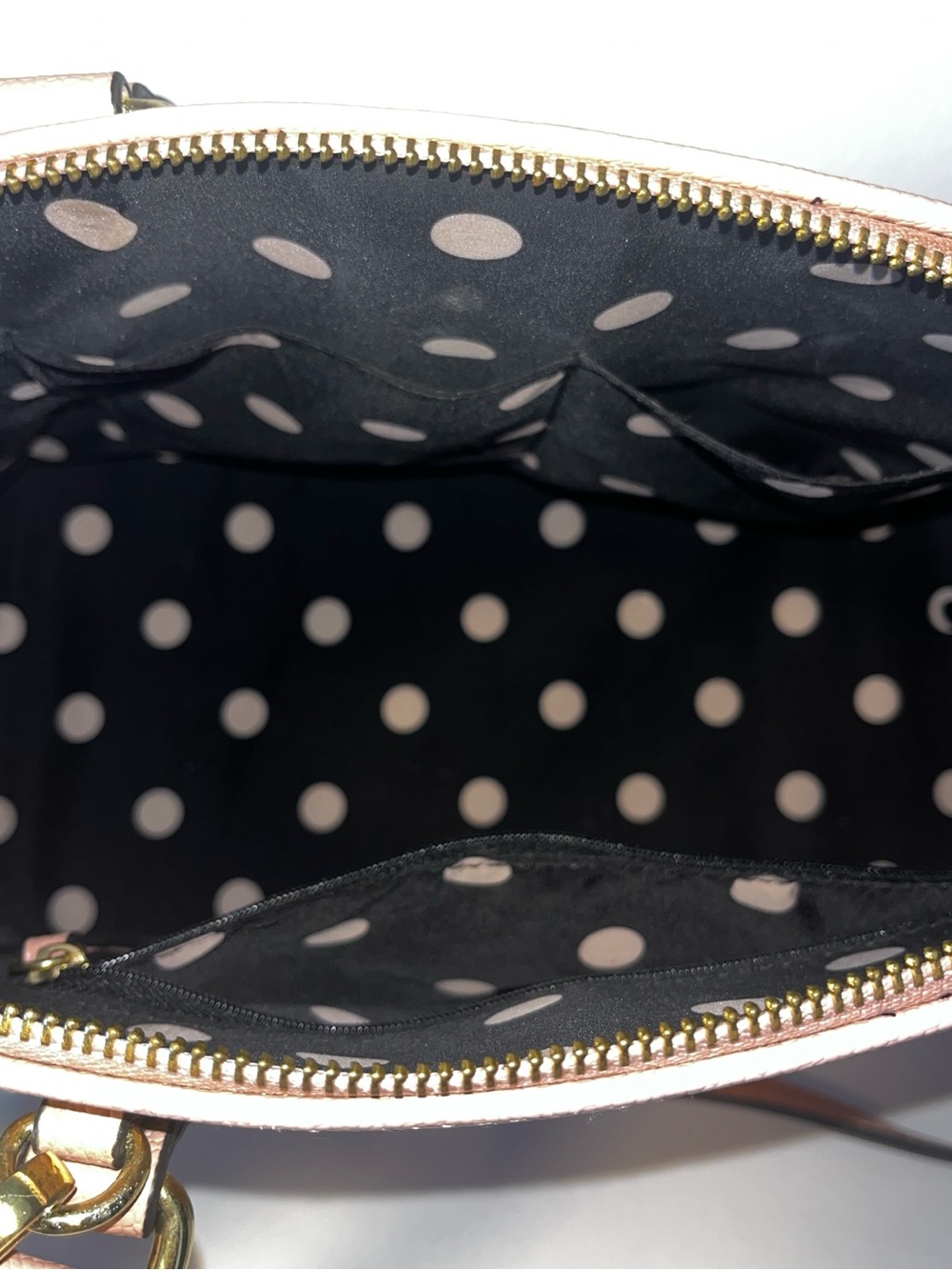 Anne Klein Bag, Mauve Pink Dome Satchel - Picture 7 of 11